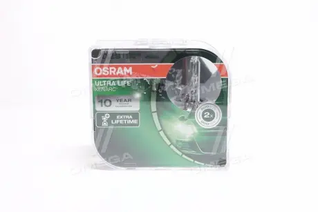 Лампа ксенонова D2S XENARC ULTRALIFE 85В, 35Вт, P32d-2 (компл) OSRAM 66240ULT DUO