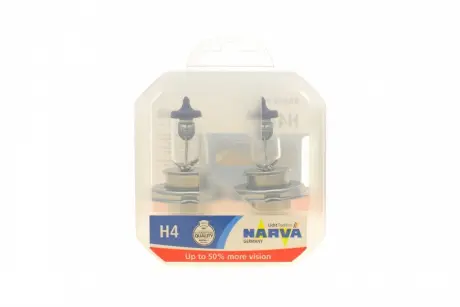 К-кт автоламп H4 RP50 Double Life 12V 60 / 55W P43t NARVA 488612100