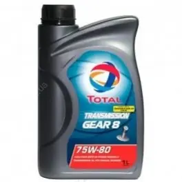 Масло КПП 75W80,, TRANS. GEAR 8 GL-4 +, 1л, п / синт TOTAL 201278