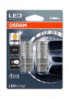 Автолампа LEDriving Standard P27/7W W2,5x16q 1 W OSRAM 3547YE-02B (фото 1)