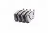 Колодки тормозные дисковые CHEVROLET LACETTI задн. PARTS-MALL PKC-E16 (фото 2)