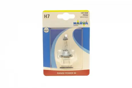 Автолампы H7 55W PX26d RP90 12V 55W PX26d NARVA 480474000