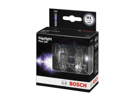 Автолампа Gigalight Plus 120 H1 P14,5s 55 W прозрачная BOSCH 1987301105 (фото 1)