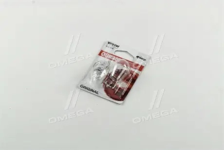 Лампа допоміжні. освітлення 12V 21W W3x16d (2 шт) blister OSRAM 750502B (фото 1)