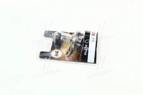 Автолампа (12 V 60/55 W H4 Plus 60 блістер) BOSCH 1987301040