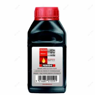 Тормозная жидкость 0.250л (DOT 5.1) FERODO FBZ025