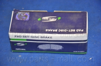 Комплект тормозных колодок с 4 шт. дисков PARTS-MALL PKD-005