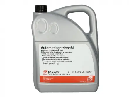 Масло трансмисионное АКПП G 060162A2 5л. FEBI 39096
