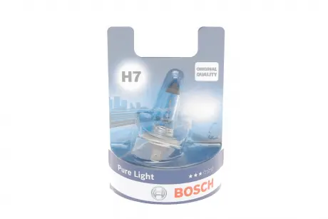 Автолампа Pure Light H7 PX26d 55 W прозрачная BOSCH 1987301012