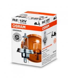 Автолампа Original Line R2 P45t 40 W 45 W прозрачная OSRAM 64183