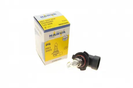 Автолампы HB3 / 9005 12V 60W P20d NARVA 480053000