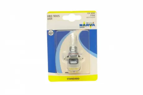 Автолампы HB3 / 9005 12V 60W P20d NARVA 480054000