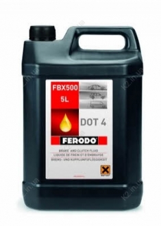 Тормозная жидкость 5л (DOT 4) FERODO FBX500