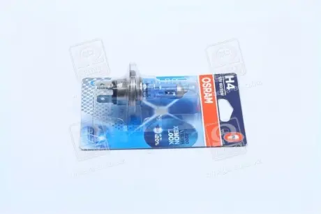 Автолампа Cool Blue Intense H4 P43t 55 W 60 W светло-голубая OSRAM 64193CBI01B (фото 1)