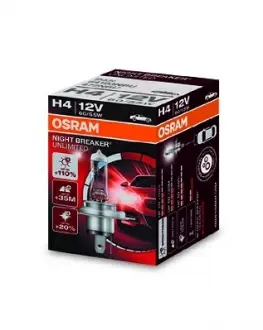 Автолампа (H4 12V 60 / 55W P43t) OSRAM 64193NBU (фото 1)