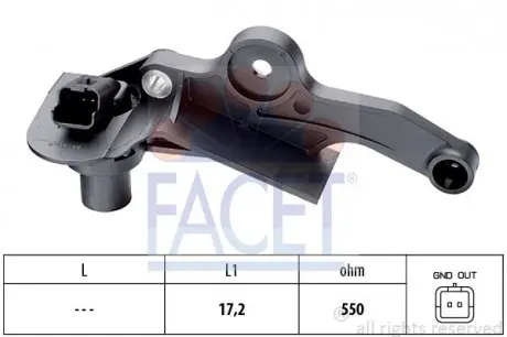 Датчик положения коленвала PSA TU1 / TU1JP / TU3JP FACET 9.0298