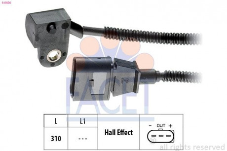Датчик положения коленчатого вала FACET 9.0456