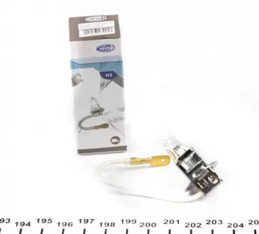 Автолампа H3 PK22s 70 W прозрачная MAGNETI MARELLI 002554100000
