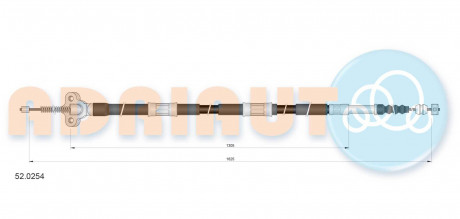 Тросик стояночного тормоза ADRIAUTO 52.0254