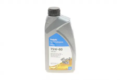 Масло трансмиссионное GL-5 75W80 1л Delphi 28344397