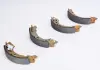 Тормозные колодки барабанные Bosch 0986487002