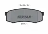 Тормозные колодки дисковые TEXTAR 2194701
