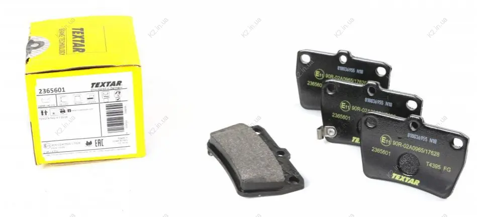 Тормозные колодки дисковые Textar TEXTAR 2365601 (фото 1)
