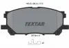 Тормозные колодки дисковые TEXTAR 2373401