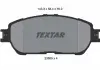 Тормозные колодки дисковые TEXTAR 2385501 (фото 3)
