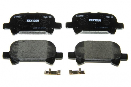 Тормозные колодки дисковые TEXTAR 2483501 (фото 1)
