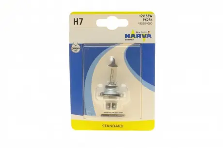 Автолампы H7 12V 55W PX26d NARVA 483284000