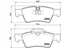 Комплект тормозных колодок с 4 шт. дисков BREMBO P50064 (фото 1)
