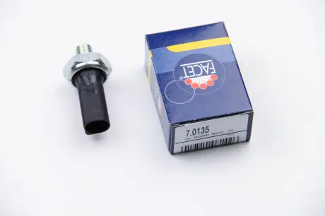 Датчик тиску масла (1,2-1,6bar / 1 конт. / Чорний) VW T4 / Golf IV / Audi A4 / A6 1.6-5.0 95-10 FACET 7.0135