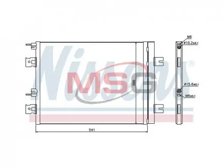 Радиатор кондиционера First Fit NISSENS 940262