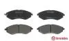 Тормозные колодки Aveo BREMBO P10057 (фото 2)