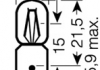 Автолампа Original T4W BA9s 4 W прозрачная OSRAM 3930 (фото 1)