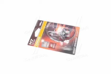 Автолампа Night Breaker Silver H7 PX26d 55 W прозрачный OSRAM 64210NBS01B (фото 1)