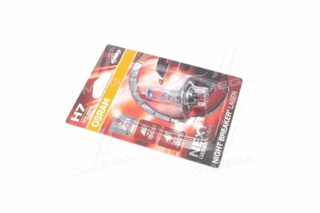 Автолампа Night Breaker Laser H7 PX26d 55 W прозрачно-голубая OSRAM 64210NL01B