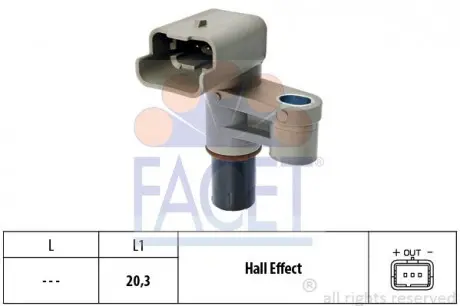 Датчик положения распредвала FACET 9.0462