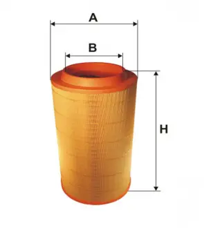 Фільтр повітряний (AM 447/6) WIX FILTERS 93243E