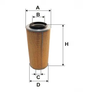 Фільтр повітряний (AM 406/1) WIX FILTERS WA6069