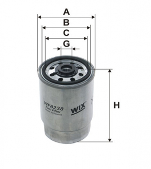 Фильтр топливный (PP 850/2) WIX FILTERS WF8238