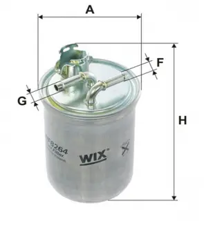 Фильтр топливный (PP 839/6) WIX FILTERS WF8264
