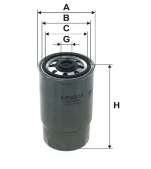 Фільтр паливний (PP 968/1) WIX FILTERS WF8318