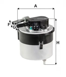 Фільтр паливний (PP 838/8) WIX FILTERS WF8451