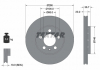 Тормозной диск PRO + TEXTAR 92082205 (фото 4)