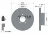 Тормозной диск TEXTAR PRO + 92137705