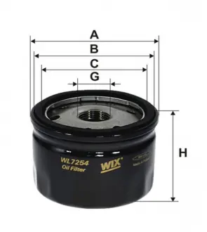 Фильтр масляный (OP 643/3) WIX FILTERS WL7254