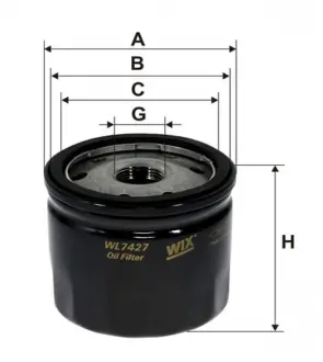 Фильтр масляный (OP 643/4) WIX FILTERS WL7427