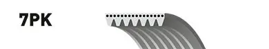 Ремень поликлиновой Gates 7PK1620